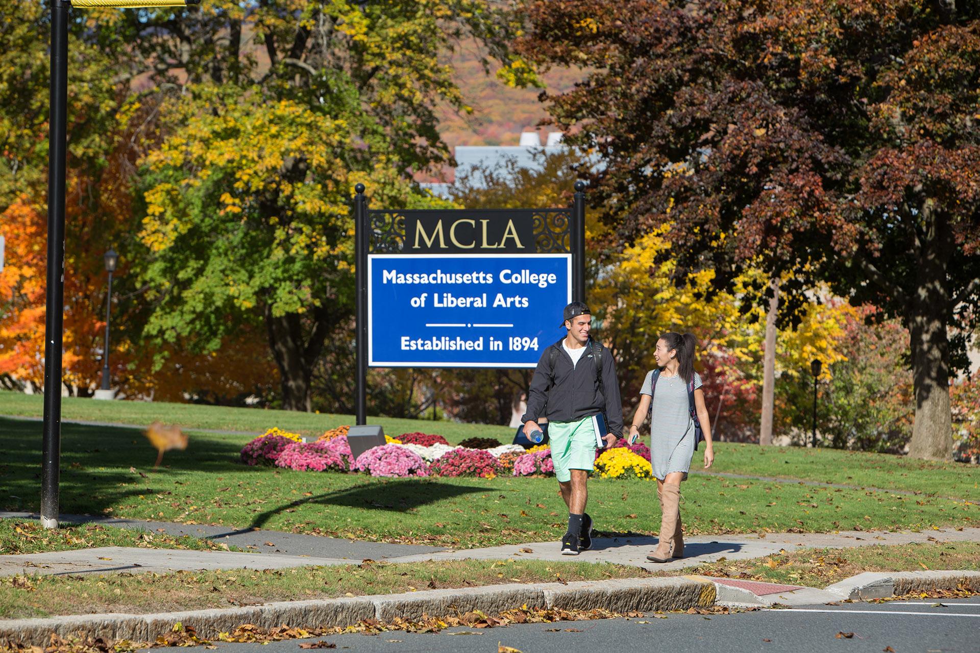 Students on campus