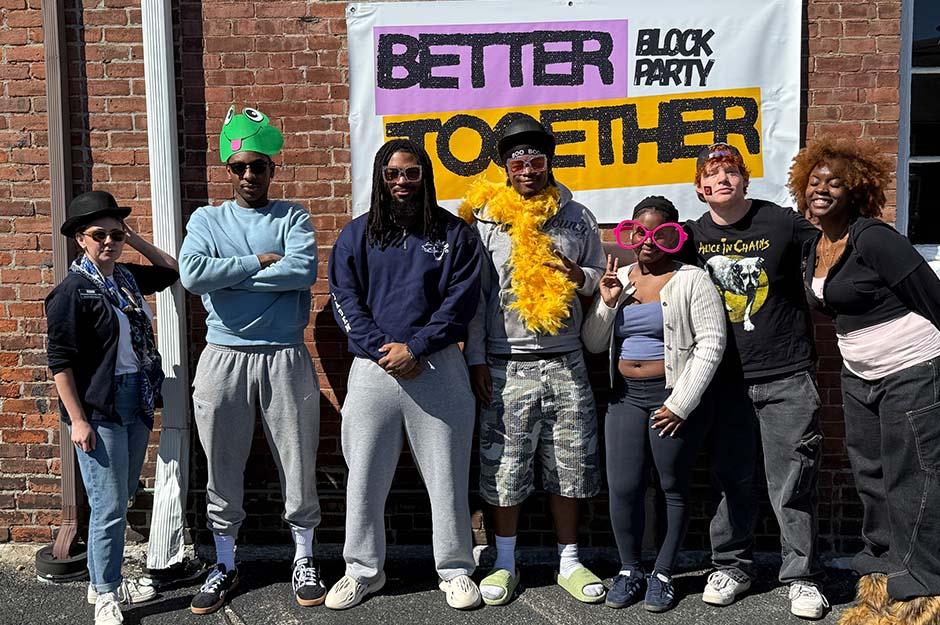 MCLA "Better Together" block party seven frinds