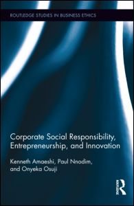 Corporate Social Responisbility, entrepreneuriship and innovation