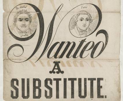 Wanted-A Substitute Poster
