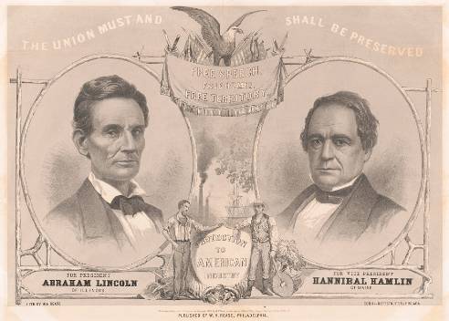 Abraham Lincoln election poster