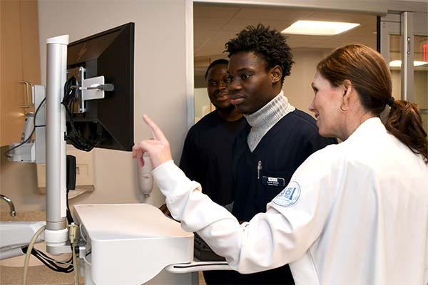 MCLA nursing students
