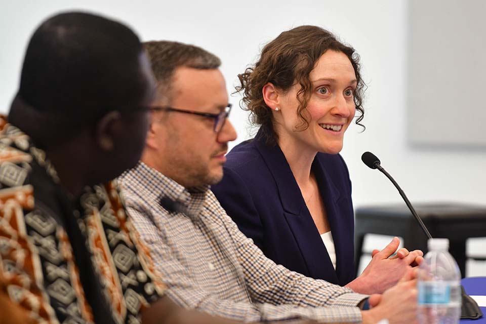 KEY FEATURES Accelerated part-time format One course at a time over 7-week blocks Just five in-person Saturdays per semester Hybrid delivery (online + sessions at Berkshire Innovation Center) MBA Rpadshow speaker