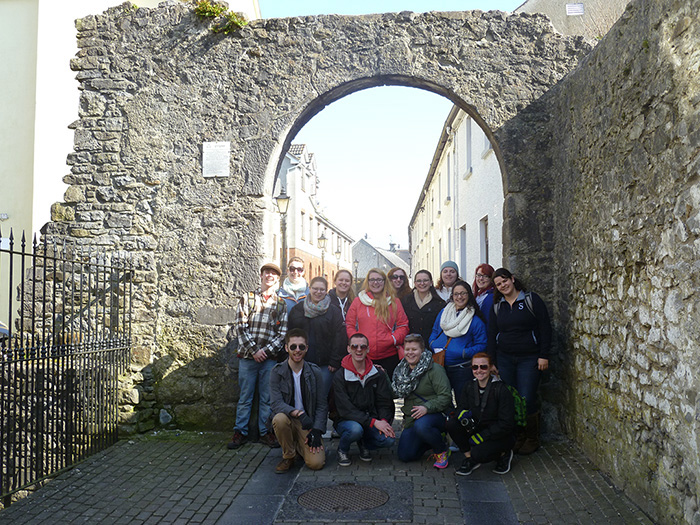 Students in Kilkenny, Ireland