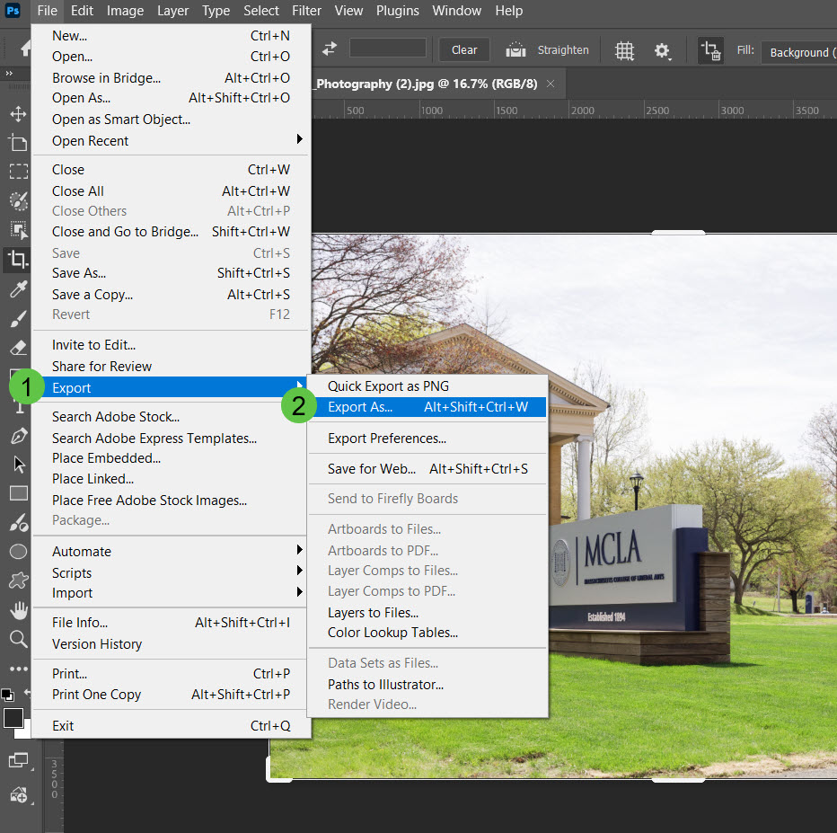 Photoshop Export