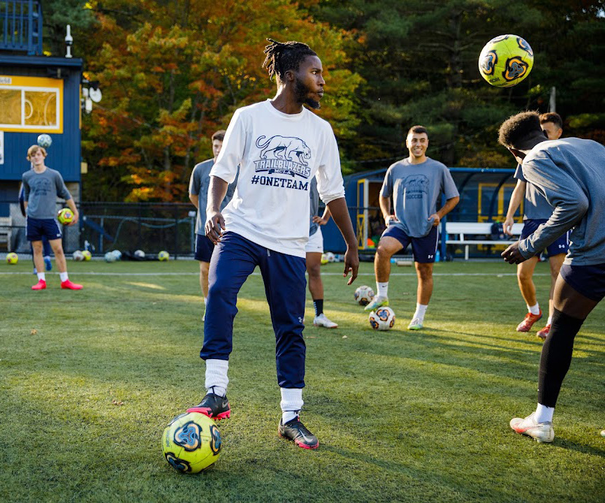 MCLA soccer player