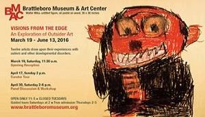 Visions from the Edge: An Exploration of Outsider Art publicaiton poster