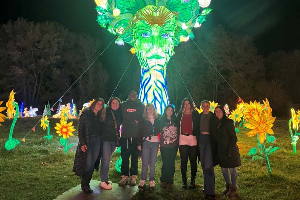 MCLA travel students