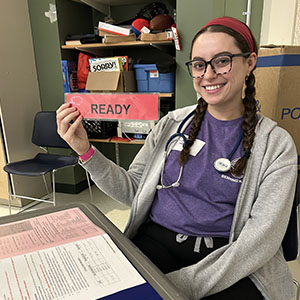 MCLA health student