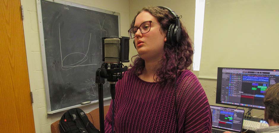 MCLA Helen Kahn singing