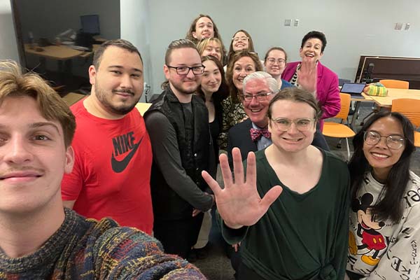 Group Photo with President Birge