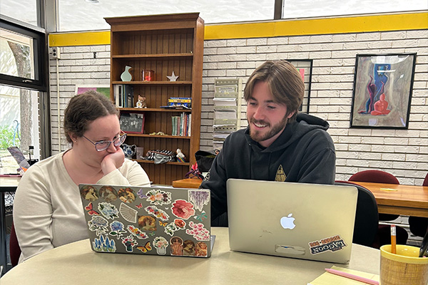 Two MCLA students discuss writing best practices