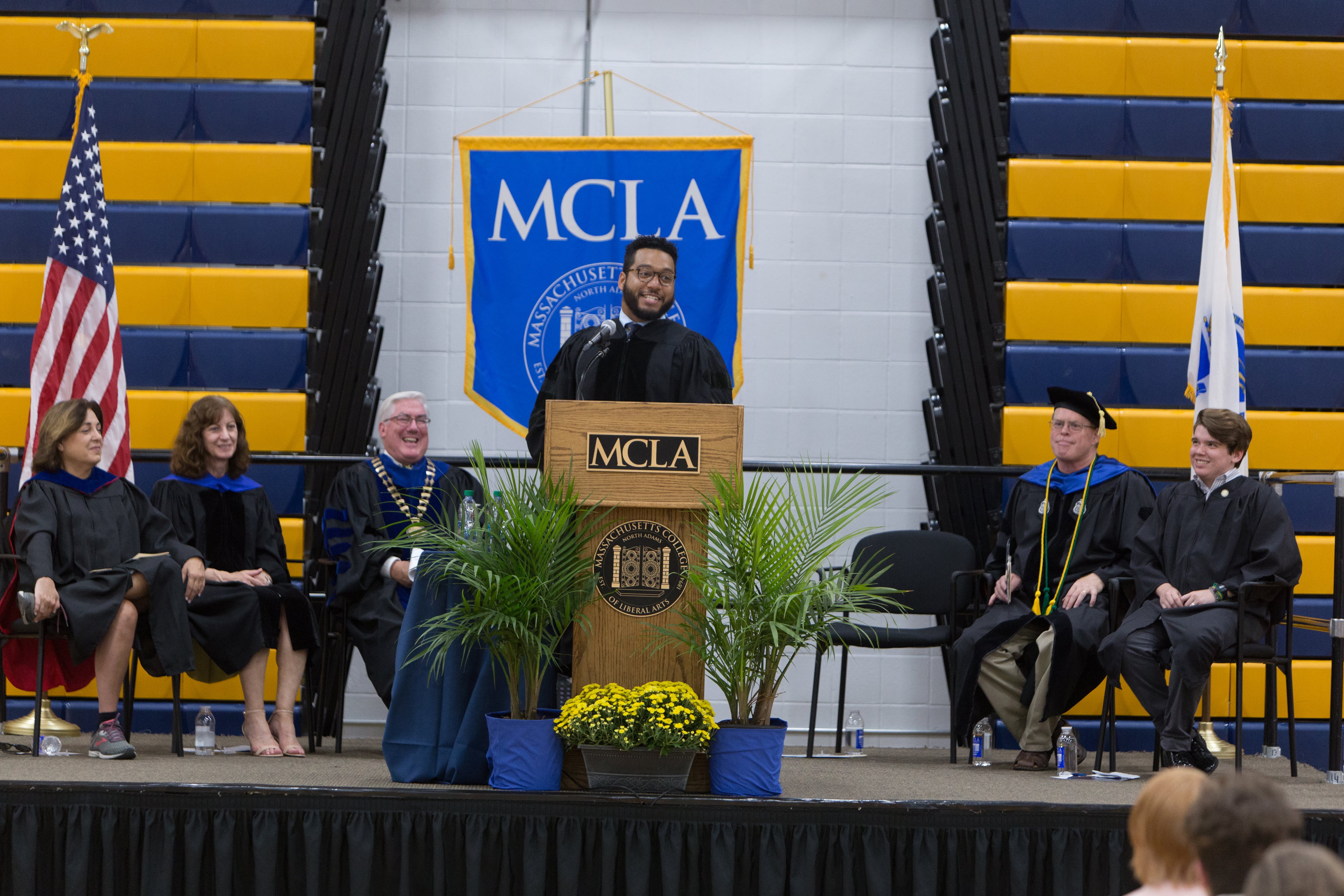 Jamal Ahamad gives the 2018 Convocation address