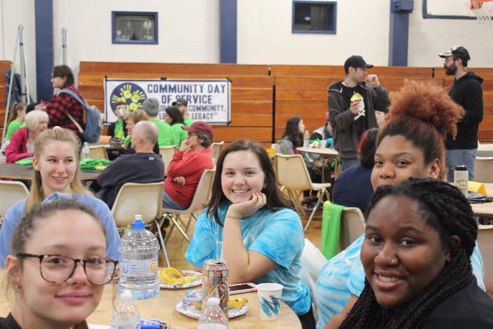 Students at a Day of Service celebration