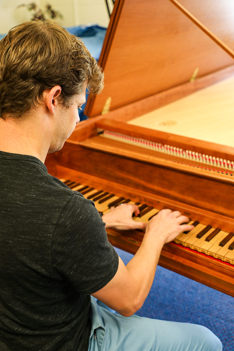 Man Playing Piano