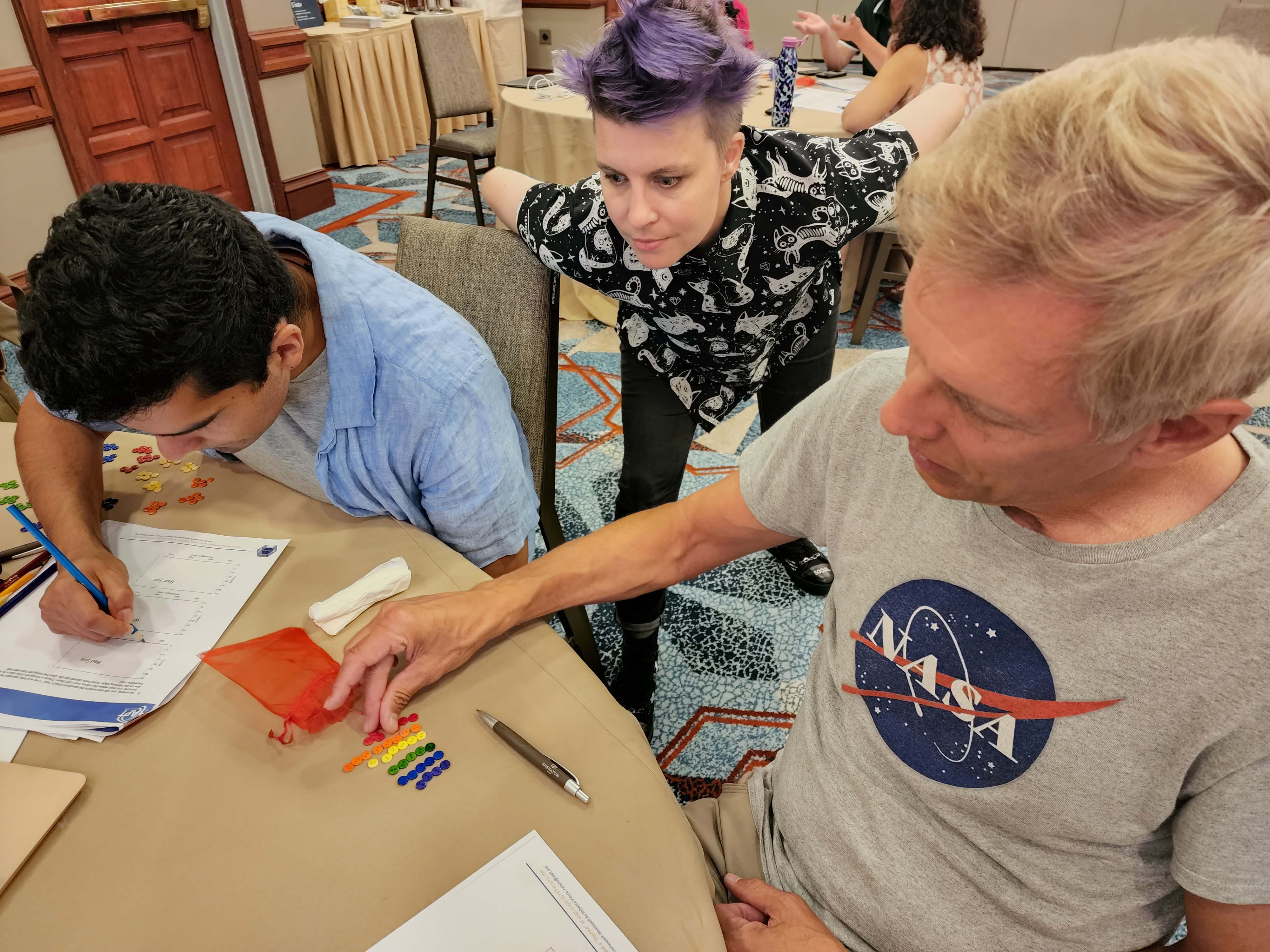 Darsa Donelan spends time with research students studying magnetic storms from Jupiter and the Sun, in the Gustavus Observatory, and with Space Science Ambassadors that they trained.