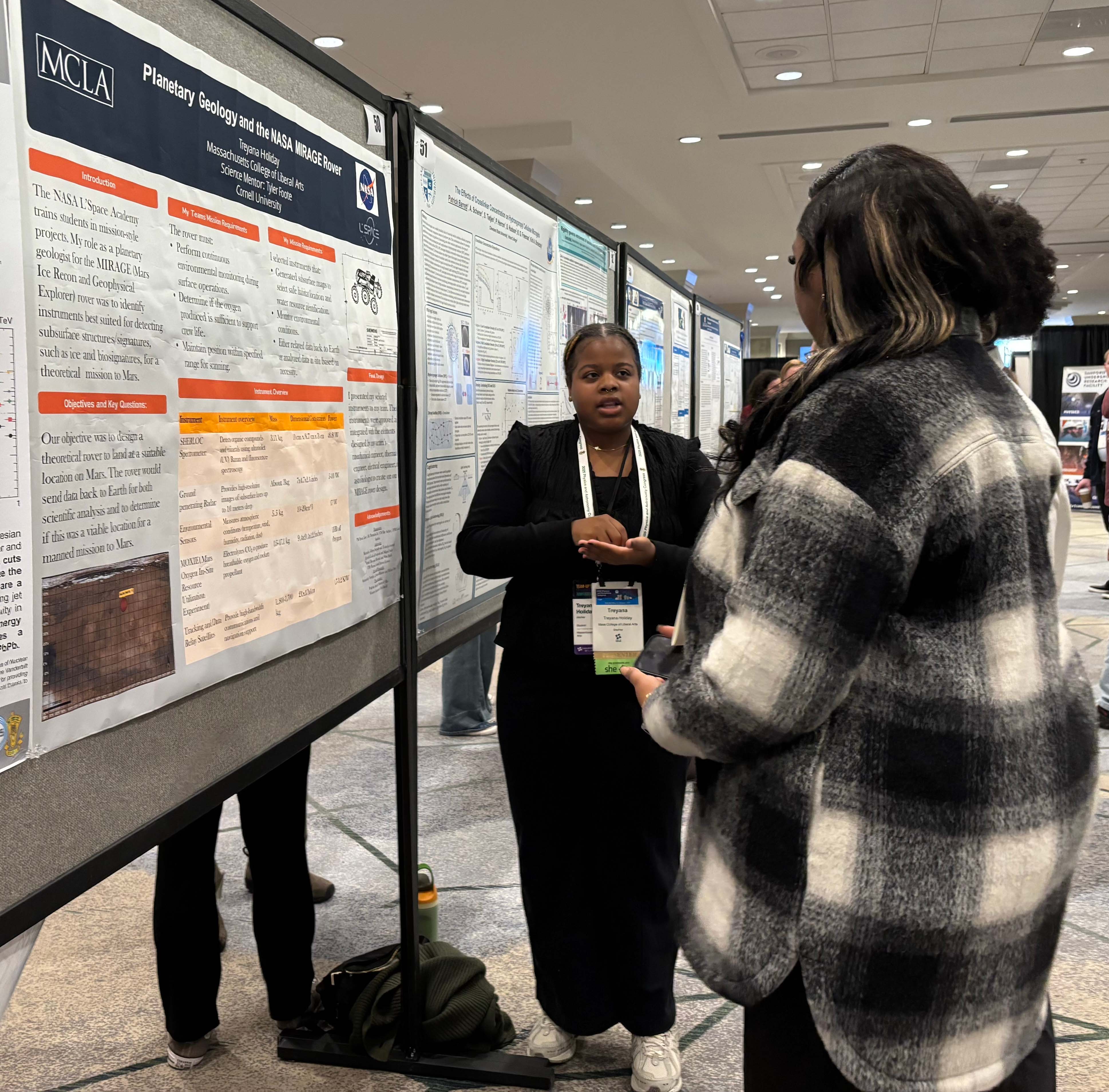 MCLA's Treyana Holiday 