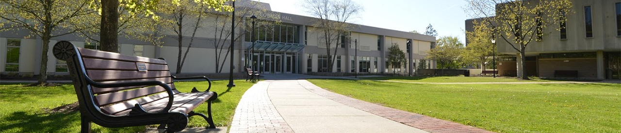 quad, bowman hall and library