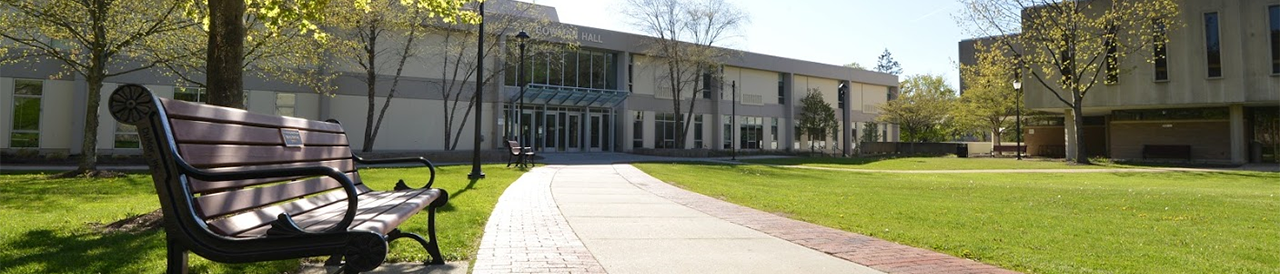 flowers on campus